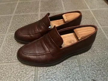 브라운 가죽 로퍼