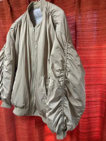 JaVa. 베이지 MA-1 자켓