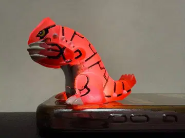 [클리어 레어] 그란돈 포켓몬 손가락 인형 2003년 반다이