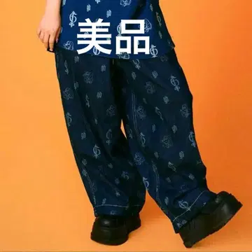 새상품급 GALFY 이지 데님 팬츠 인디고 L