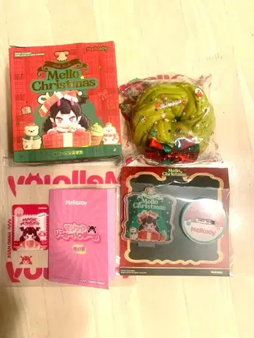 Mellojoy 스퀴즈 크리스마스 리스팬 아크릴 스탠드 포함