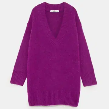 [ 새상품 ] ZARA 오버 사이즈 스웨터 퍼플