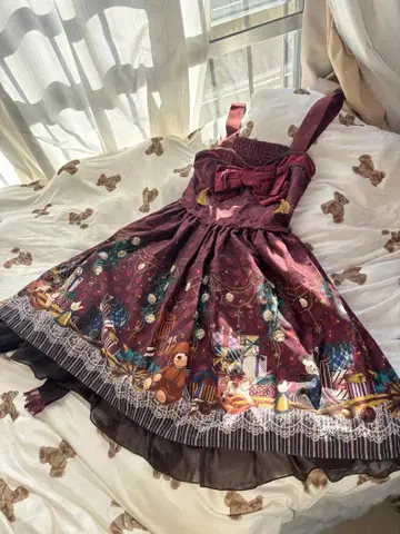 axes femme kawaii 캐롤 나이트 원피스