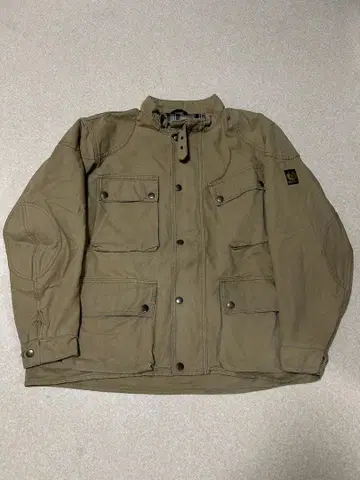 90s Belstaff 라이더 자켓 카키 캔버스