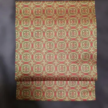 타츠무라 미술 직물 쿄후쿠로 오비 당소보사 문양 쿄후쿠로