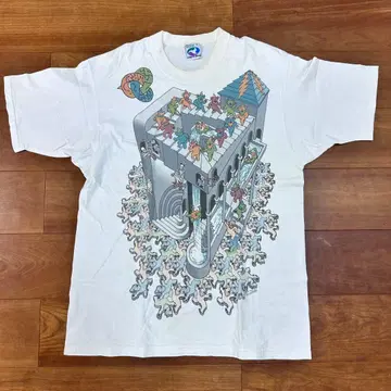 그레이트풀 데드 리퀴드 블루 T셔츠 L 에셔 ESCHER USA