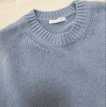 오늘 한정 가격 갤러리 바이 파인 울 크루넥 풀오버 라이트 블루