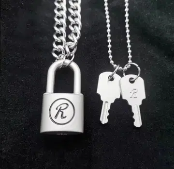 시드 비셔스 락 R 자물쇠 목걸이 열쇠 포함 세트