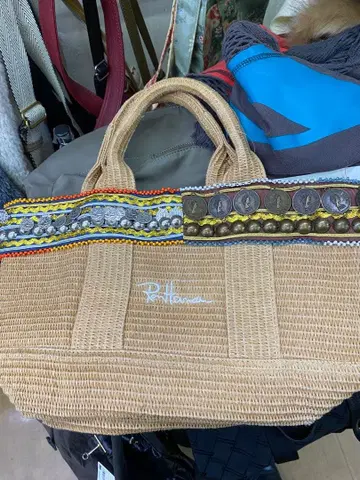 론 헤르만 스트로우 토트백 중형 론 헤르만