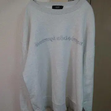 디어 스케이트보드 자수 그레이 맨투맨