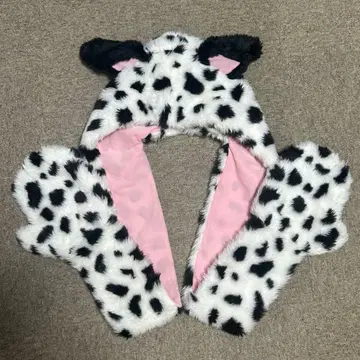 달마시안 디즈니 후드 부착 팬캡