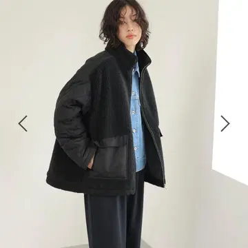 LEPSIM 렙심 스탠드 보아 퀼트 자켓 새상품 택포함