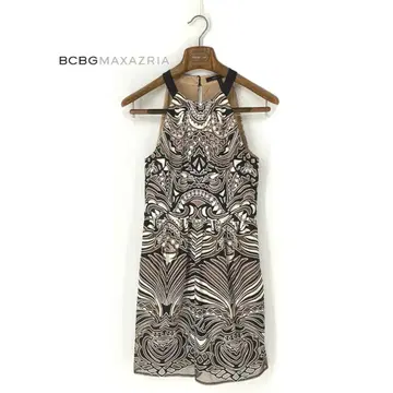B0017 / 새상품급 BCBGMAXAZRIA 맥스아즈리아 코튼 올 패턴