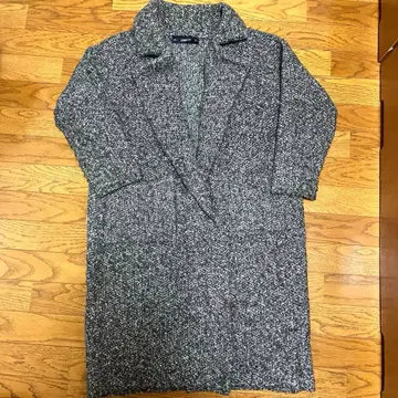 ZARA 롱 니트 가디건 그레이 M 사이즈 자라 아우터