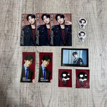 Snow Man 메구로 렌 CD 특전 가위바위보 카드 스티커 세트