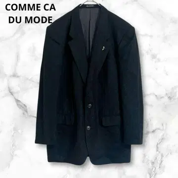 꼼사데모드 테일러드 자켓 블랙 울 100% 겉옷 M~L