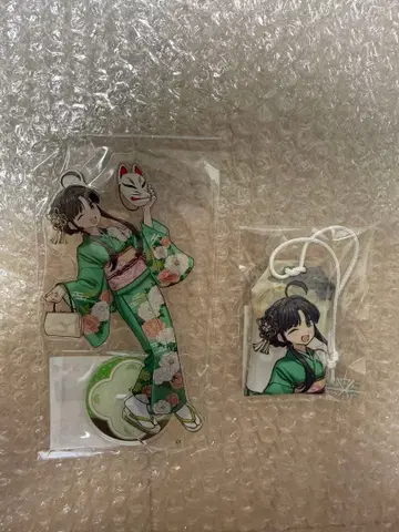 안와 스바루 부적 아크릴 스탠드 걸즈 밴드 크라이 최애 여행 교토