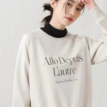 Gready Brilliant Allo 래글런 풀오버 화이트