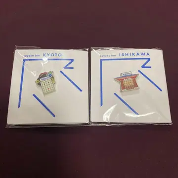 토요코인 지역 한정 GENKI 배지 핀 배지 교토 이시카와