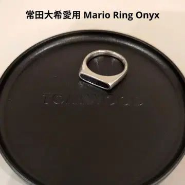 TOM WOOD 톰우드 Mario 반지 실버925/오닉스 5호