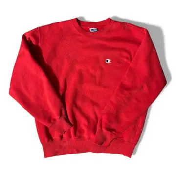 90-00s Champion 맨투맨 자수 로고 속기모 빈티지