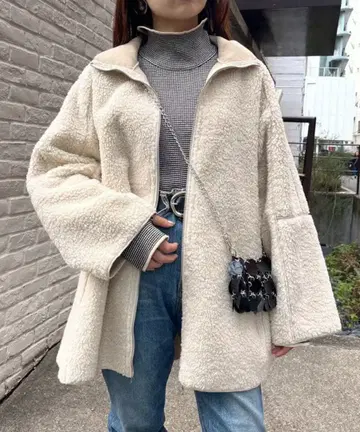 CIAOPANIC TYPY 페이크 무스탕 리버서블 보아 아우터 새상품급