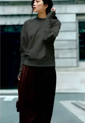 빈티지풍 쭈리 PO 프리 사이즈 블랙 라슈몽