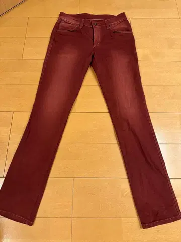 EDWIN 버건디 데님 사이즈 30