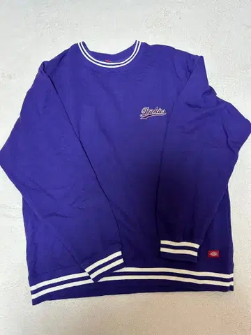 Dickies 보라색 트레이닝복 L 사이즈 스트라이프 리브