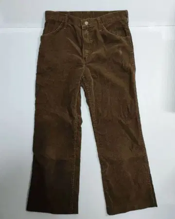 랭글러 브라운 코듀로이 팬츠 30x32 USA제