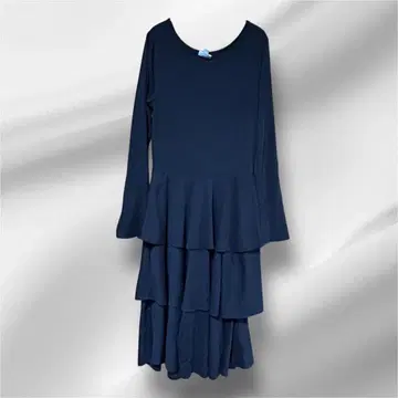 LulaRoe 블랙 티어드 원피스 [ 사이즈 M ] 티셔츠 소재