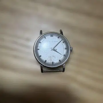 시티즌 뉴 마스터 19석 수동 와인딩 시계 실버 다이얼