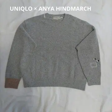 UNIQLO x ANYA HINDMARCH 콜라보 울 니트 눈알 자수