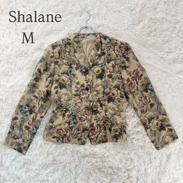 샤레인 자켓 M 꽃무늬 레트로 빈티지 멋짐