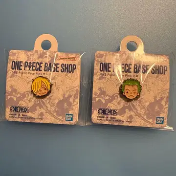 원피스 베이스샵 조로 상디 face pins 페이스핀