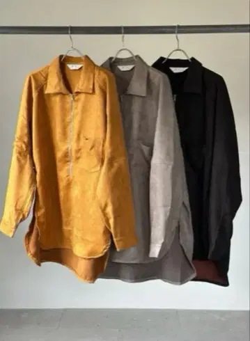 VEGAN LEATHER SKPPER LONG LS ZIP SHIRT 1