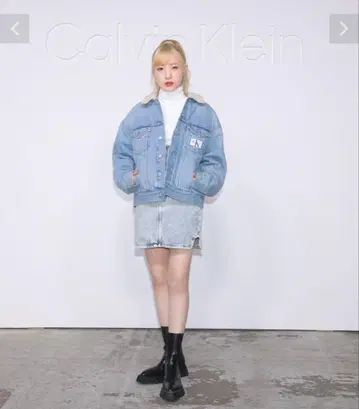 캘빈 클라인 하이라이즈 미니 스커트