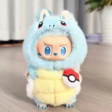 새상품 라부부 labubu 꼬부기 옷 갈아입기 의류 포켓몬