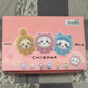 치이카와 6개 세트 상하이 중국 MINISO 페이스 체인지