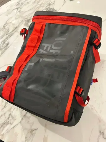 THE NORTH FACE 백팩 그레이/오렌지