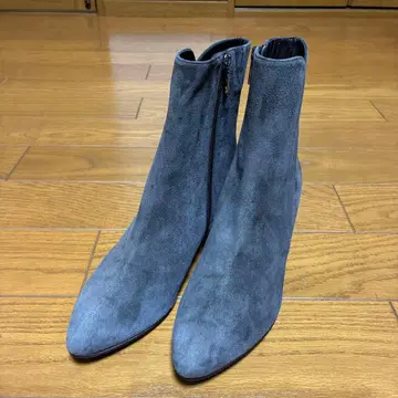 [ 미사용 새상품 ] HIMIKO 숏부츠 스웨이드 그레이 25.5cm