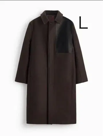 ZARA 스튜디오 니콜슨 패치 레더 코트