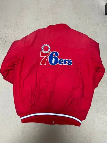 76ers 점퍼 레드 Reebok