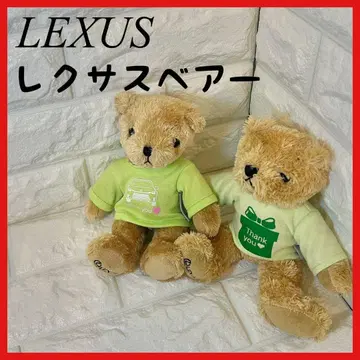 [ 새상품급 ] LEXUS 렉서스 베어 봉제 인형 곰 로고T셔츠