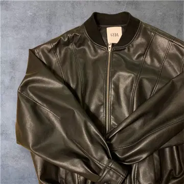 GYDA 블랙 가죽 자켓 F 사이즈