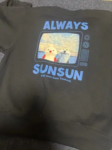 퍼펫 SUNSUN 맨투맨 S GU 콜라보