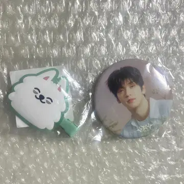 수빈 용몽 헤어 클립 캔뱃지