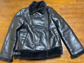 인조 가죽 블루종 퍼 포함