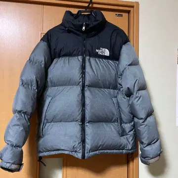 THE NORTH FACE 눕시 다운 자켓 블랙/그레이