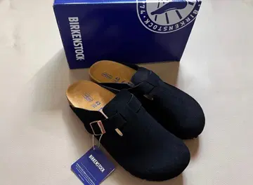 미사용 새상품 버켄스탁 / 보스턴 샌들 27cm 스웨이드 블랙